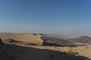 Image showing Desert landscape nature tourism and travel