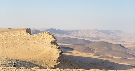 Image showing Desert landscape nature tourism and travel