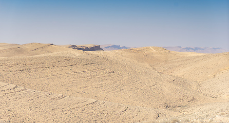 Image showing Desert landscape nature tourism and travel