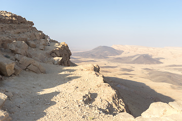 Image showing Desert landscape nature tourism and travel