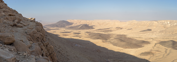 Image showing Desert landscape nature tourism and travel