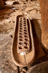 Image showing board for Gabata, game from Ethiopia