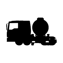 Image showing Truck Silhouette