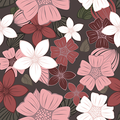 Image showing Seamless Floral Pattern