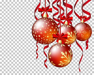 Image showing Christmas and New Year background