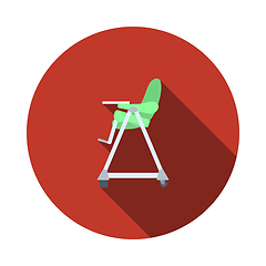 Image showing Baby High Chair Icon