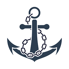 Image showing Sea Anchor With Chain Icon