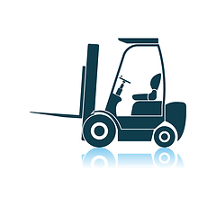 Image showing Warehouse Forklift Icon