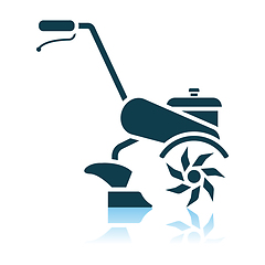 Image showing Garden Tiller Icon