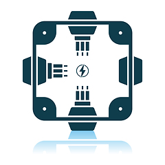 Image showing Electrical Junction Box Icon