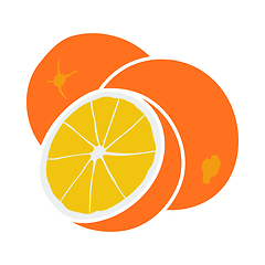 Image showing Orange Icon