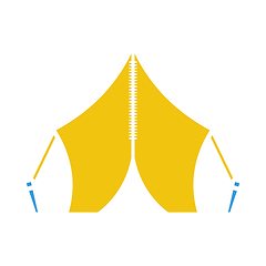 Image showing Touristic Tent Icon