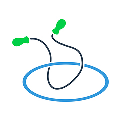 Image showing Icon Of Jump Rope And Hoop