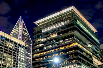 Image showing Downtown Charlotte North Carolina USA at Sunrise