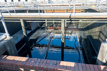 Image showing Wastewater treatment plant Water tank