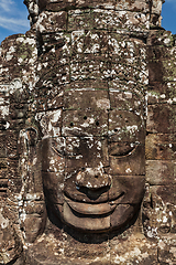 Image showing Face of Bayon temple, Angkor, Cambodia