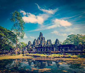 Image showing Bayon temple, Angkor Thom, Cambodia