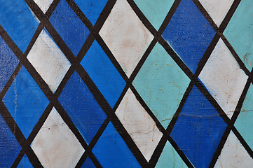 Image showing abstract blue shapes pattern