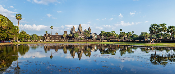 Image showing Panorama of Angkor Wat
