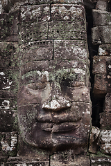 Image showing Face of Bayon temple, Angkor, Cambodia