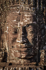 Image showing Face of Bayon temple, Angkor, Cambodia