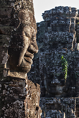 Image showing Faces of Bayon temple, Angkor, Cambodia