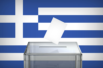 Image showing Concept image for elections in Greece