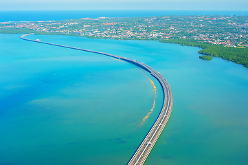 Image showing Bali Mandara Toll Road aerial