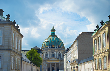 Image showing Frederik\'s Church in Copenhagen, Denmark