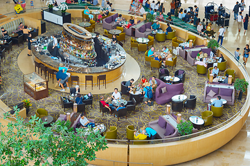 Image showing Marina Bay hotel hall restaurant