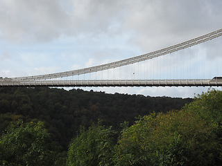 Image showing Clifton Suspension Bridge in Bristol