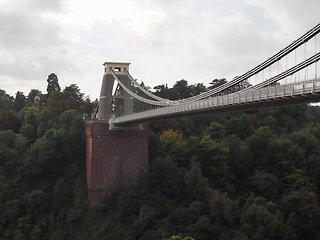 Image showing Clifton Suspension Bridge in Bristol