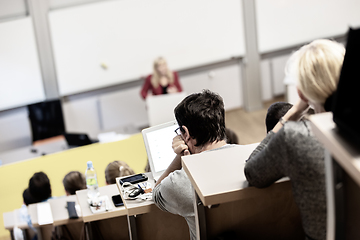 Image showing Lecture at university.