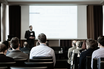 Image showing Speaker at Business Conference and Presentation