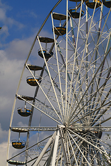 Image showing old carousel wheel 