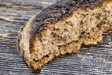 Image showing rye flour bread, close-up