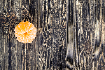 Image showing peeled orange juicy tangerine