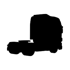 Image showing Truck Silhouette