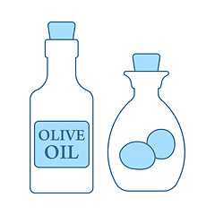 Image showing Bottle Of Olive Oil Icon