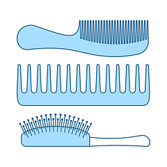 Image showing Hairbrush Icon