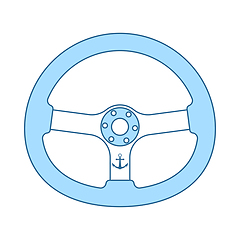 Image showing Icon Of Steering Wheel