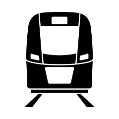 Image showing Train Icon Front View