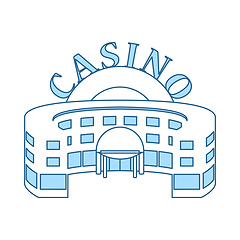 Image showing Casino Building Icon