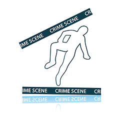 Image showing Crime Scene Icon