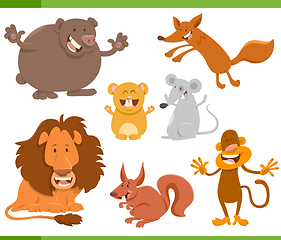 Image showing cute animal characters set