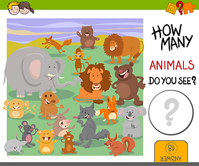 Image showing how many animals game