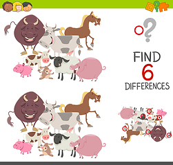 Image showing preachool finding differences game