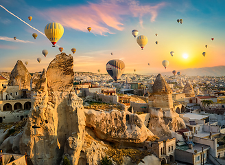 Image showing Balloons in Goreme