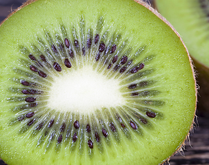 Image showing fresh green kiwi fruit