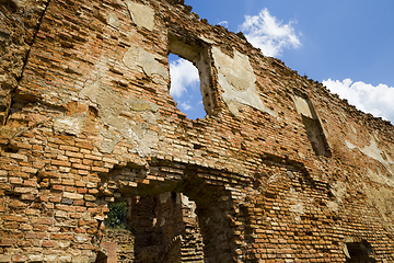 Image showing empty window openings